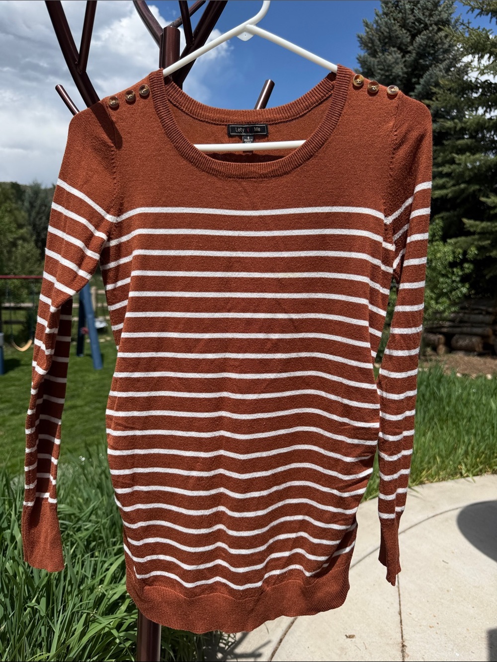 Maternity sweater Lety & Me from Stitch Fix